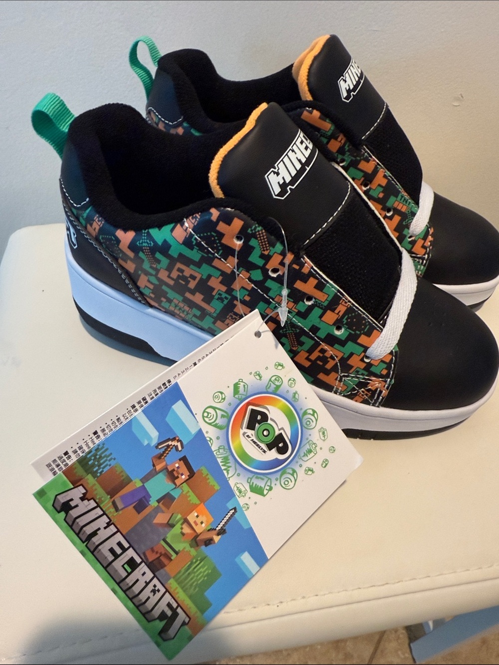 Minecraft Pop by Heelys Y3 NWT